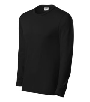 Koszulka unisex czarna z haftem Resist LS - R05