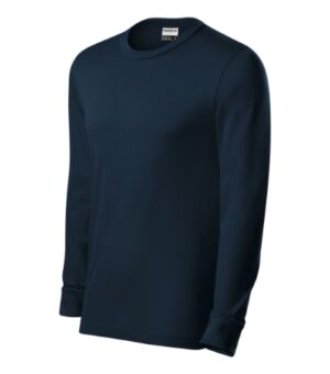 Koszulka unisex granatowa z haftem Resist LS - R05