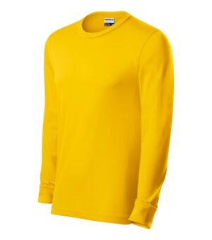 Koszulka unisex żółta z haftem Resist LS - R05