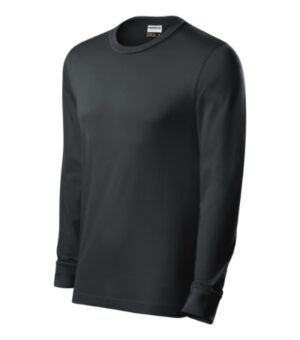 Koszulka unisex ebony gray z haftem Resist LS - R05
