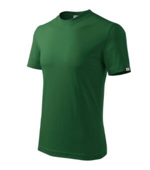 Koszulka unisex zieleń butelkowa 06 (brand label) z haftem Base - R06