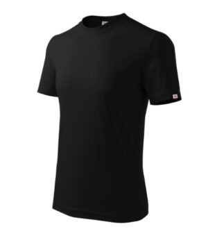 Koszulka unisex czarny 01 (brand label) z haftem Base - R06