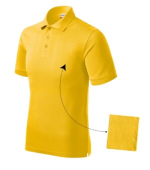 Koszulka polo męska żółta z haftem Resist Heavy Polo - R20
