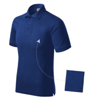 Koszulka polo męska chabrowy z haftem Resist Heavy Polo - R20