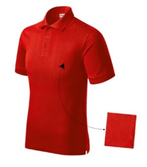 Koszulka polo męska czerwona z haftem Resist Heavy Polo - R20