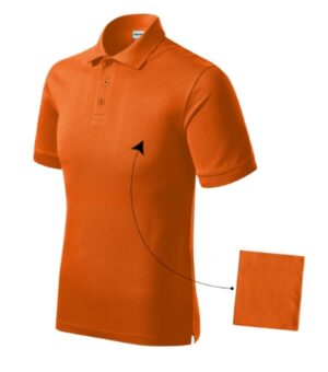 Koszulka polo męska pomarańczowa z haftem Resist Heavy Polo - R20