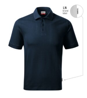 Koszulka polo męska granatowy 02 (brand label) z haftem Resist Heavy Polo - R20