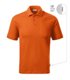 Koszulka polo męska pomarańczowy 11 (brand label) z haftem Resist Heavy Polo - R20