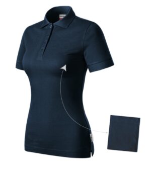 Koszulka polo damska granatowa z haftem Resist Heavy Polo - R21