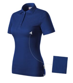 Koszulka polo damska chabrowy z haftem Resist Heavy Polo - R21