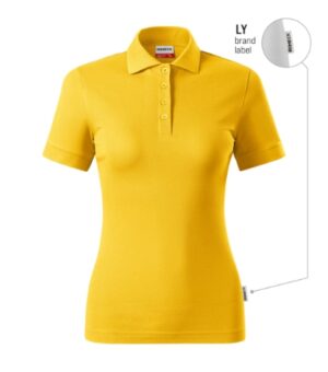 Koszulka polo damska żółty 04 (brand label) z haftem Resist Heavy Polo - R21