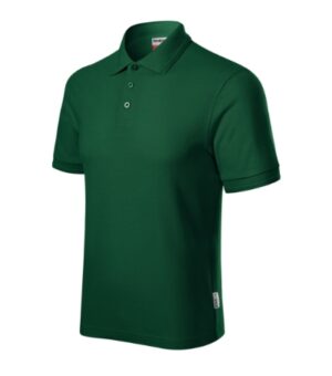 Koszulka polo męska dark green z nadrukiem Reserve - R22