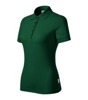 Koszulka polo damska dark green z haftem Reserve - R23