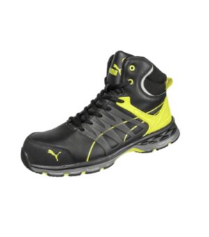 Buty do kostki męska czarny  VELOCITY 2.0 YELLOW MID - S12