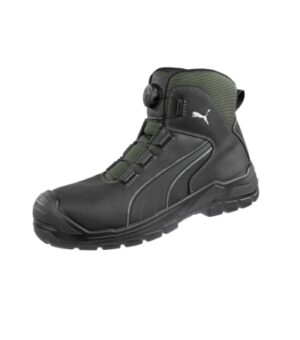 Buty do kostki męska czarny  CASCADES DISC MID - S18