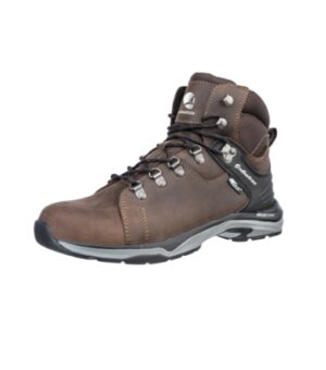 Buty do kostki unisex ciemno brązowy  BRIONE CTX MID - S38