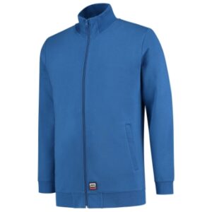 Bluza unisex chabrowy z haftem Sweat Jacket Washable 60 °C - T45