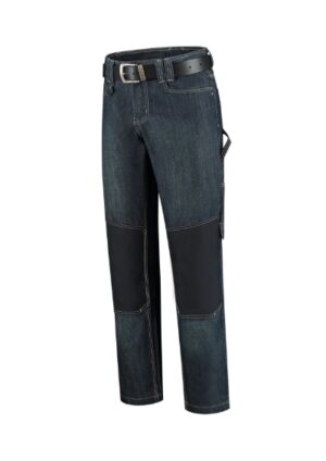 Jeansy robocze unisex denim blue z haftem Work Jeans - T60