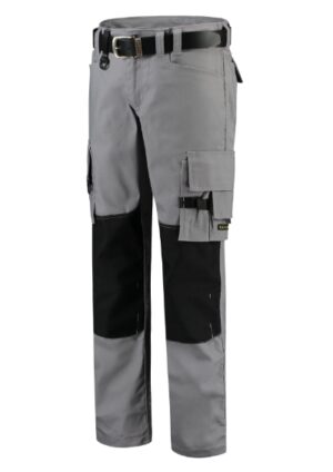 Spodnie robocze unisex szary z haftem Cordura Canvas Work Pants - T61