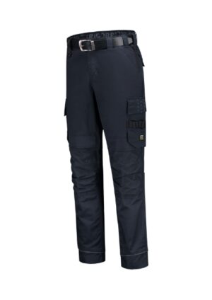 Spodnie robocze unisex granatowy z haftem Work Pants Twill Cordura Stretch - T62