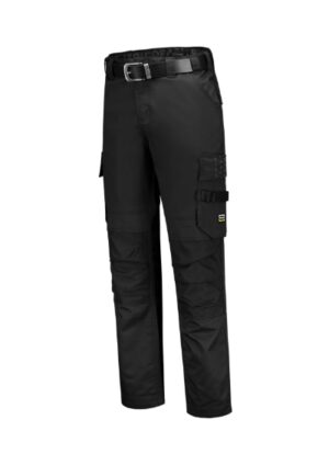Spodnie robocze unisex czarny z haftem Work Pants Twill Cordura - T63