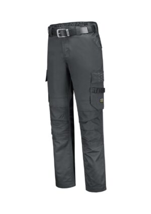 Spodnie robocze unisex ciemnoszary z haftem Work Pants Twill Cordura - T63