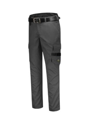Spodnie robocze unisex ciemnoszary z haftem Work Pants Twill - T64