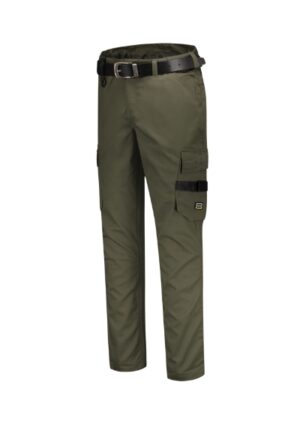 Spodnie robocze unisex army z haftem Work Pants Twill - T64