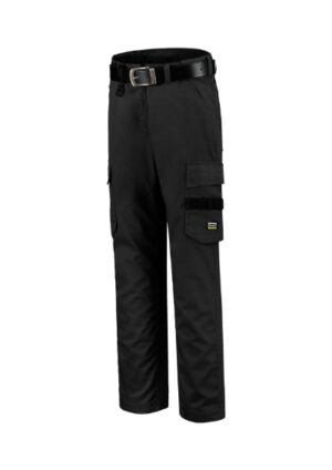 Spodnie robocze damskie czarny z haftem Work Pants Twill Women - T70