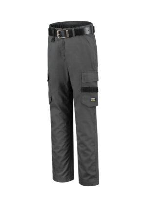 Spodnie robocze damskie ciemnoszary z haftem Work Pants Twill Women - T70
