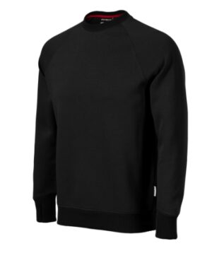 Bluza męska czarna z haftem Vertex - W42