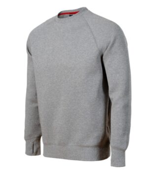 Bluza męska ciemnoszary melanż z haftem Vertex - W42